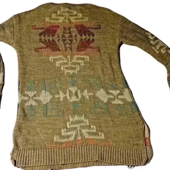 Lauren by Ralph Lauren Aztec Sweater - Picture 3 of 3